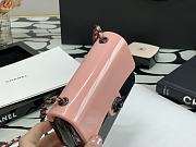 Chanel Plexi Coco Evening Bag Black Metal & Light Pink AS2534 Size 11cm - 5