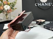 Chanel Plexi Coco Evening Bag Black Metal & Light Pink AS2534 Size 11cm - 3