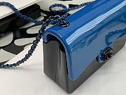 Chanel Plexi Coco Evening Bag Black Metal & Light Blue AS2534 Size 11cm - 5