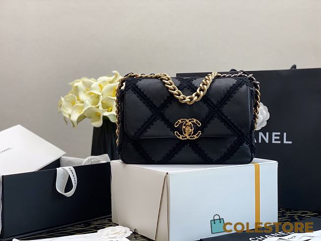 Chanel 19 Calfskin Flap Bag Size 16x26x9cm - 1