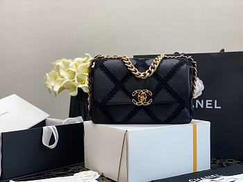 Chanel 19 Calfskin Flap Bag Size 16x26x9cm