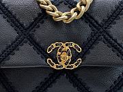 Chanel 19 Calfskin Flap Bag Size 16x26x9cm - 2