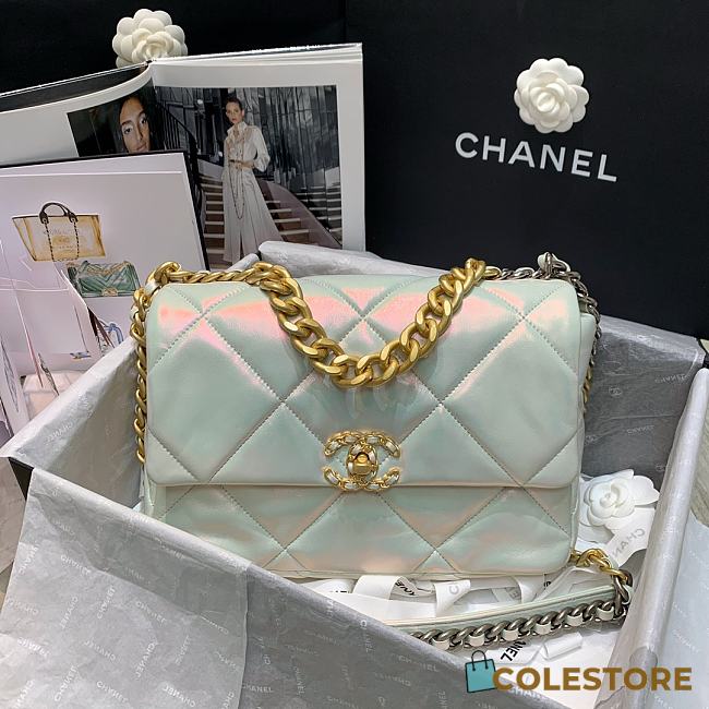 Chanel 19 In Light Calfskin Flap Bag 26cm - 1