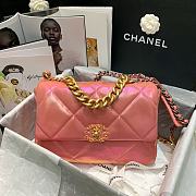 Chanel 19 In Light Pink Calfskin Flap Bag Size 30cm - 5