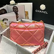 Chanel 19 In Light Pink Calfskin Flap Bag Size 30cm - 4