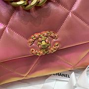 Chanel 19 In Light Pink Calfskin Flap Bag Size 30cm - 2