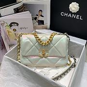 Chanel 19 In Pink Calfskin Flap Bag Size 26cm - 1