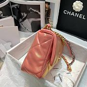 Chanel 19 In Light Pink Calfskin Flap Bag Size 26cm - 5