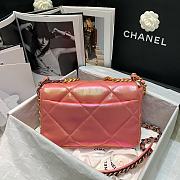 Chanel 19 In Light Pink Calfskin Flap Bag Size 26cm - 4