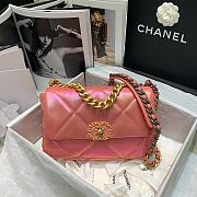 Chanel 19 In Light Pink Calfskin Flap Bag Size 26cm - 3