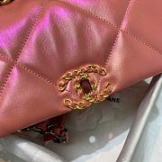 Chanel 19 In Light Pink Calfskin Flap Bag Size 26cm - 2