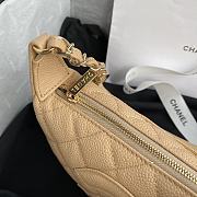 Chanel Grained Leather Hobo Bag B01960 Size 25x14x5Cm - 3