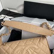 Chanel Grained Leather Hobo Bag B01960 Size 25x14x5Cm - 5