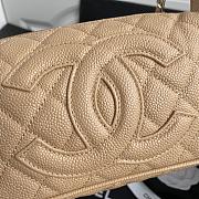 Chanel Grained Leather Hobo Bag B01960 Size 25x14x5Cm - 6