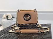 Fendi Kan I F Logo Small Shoulder Bag 8BT286 Size 19x13x9cm - 1