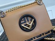 Fendi Kan I F Logo Small Shoulder Bag 8BT286 Size 19x13x9cm - 2
