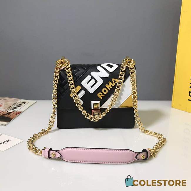 Fendi x Fila Kan I Mania Logo Shoulder Bag Size 19x9x15cm - 1