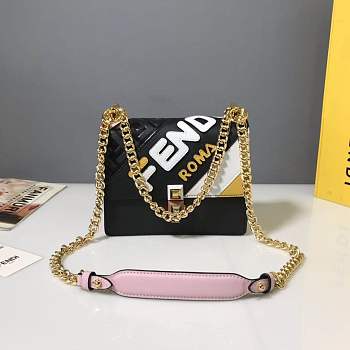 Fendi x Fila Kan I Mania Logo Shoulder Bag Size 19x9x15cm