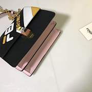 Fendi x Fila Kan I Mania Logo Shoulder Bag Size 19x9x15cm - 4