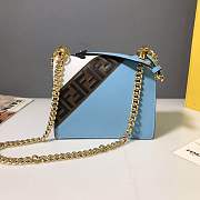 Fendi x Fila Kan I Mania Logo Multicolor Shoulder Bag Size 25x18x11cm - 5