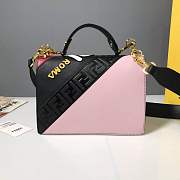 Fendi x Fila Kan I Mania Logo Shoulder Bag Size 25x18x11cm - 5