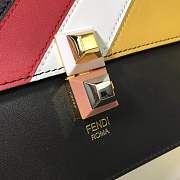 Fendi x Fila Kan I Mania Logo Shoulder Bag Size 25x18x11cm - 2