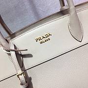 Prada Esplande Saffiano Leather Bag In Beige lBA046 Size 30×23×15cm - 3
