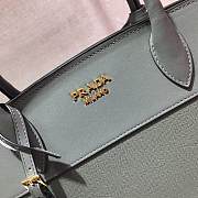 Prada Esplande Saffiano Leather Bag In Grey lBA046 Size 30×23×15cm - 6