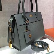 Prada Esplande Saffiano Leather Bag In Grey lBA046 Size 30×23×15cm - 5