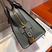 Prada Esplande Saffiano Leather Bag In Grey lBA046 Size 30×23×15cm - 3