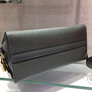 Prada Esplande Saffiano Leather Bag In Grey lBA046 Size 30×23×15cm - 2