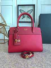 Prada Esplande Saffiano Leather Bag In Red lBA046 Size 30×23×15cm - 1