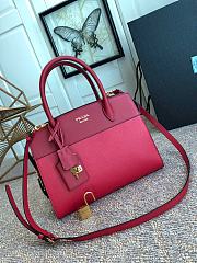 Prada Esplande Saffiano Leather Bag In Red lBA046 Size 30×23×15cm - 6