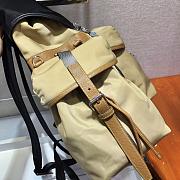 Prada Marble Beige/Black Nylon Backpack 2VZ074 Size 37x42x17cm - 5