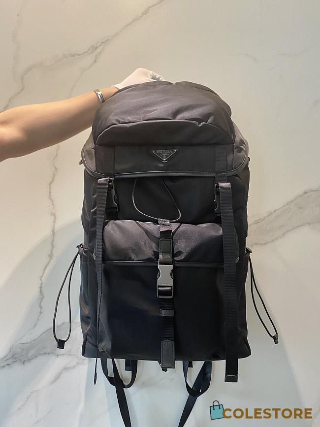 Prada Re-Nylon & Saffiano Leather Backpack 2VZ079 Size 32x52x19cm - 1