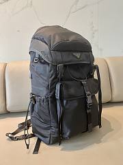 Prada Re-Nylon & Saffiano Leather Backpack 2VZ079 Size 32x52x19cm - 4