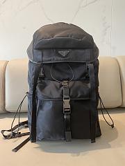 Prada Re-Nylon & Saffiano Leather Backpack 2VZ079 Size 32x52x19cm - 3