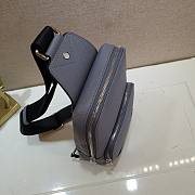 Louis Vuitton Avenue Sling Bag Grey Taiga Leather M30801 20cm - 5