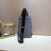 Louis Vuitton Avenue Sling Bag Grey Taiga Leather M30801 20cm - 3