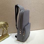 Louis Vuitton Avenue Sling Bag Grey Taiga Leather M30801 20cm - 4