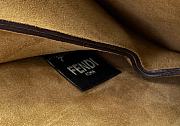 Fendi Touch White Leather Bag With Python Strap Size 26.5x10x9cm - 3