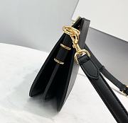 Fendi Touch Black Leather Bag Size 26.5x10x9cm - 4