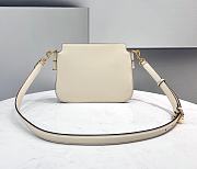 Fendi Touch White Leather Bag Strap Size 26.5x10x9cm - 6