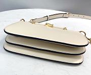 Fendi Touch White Leather Bag Strap Size 26.5x10x9cm - 5