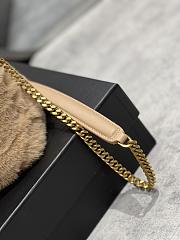 YSL LouLou Medium Shoulder Bag In Light Brown 574946 Size 29×17×11cm - 3