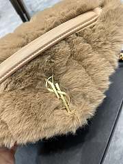 YSL LouLou Medium Shoulder Bag In Light Brown 574946 Size 29×17×11cm - 2
