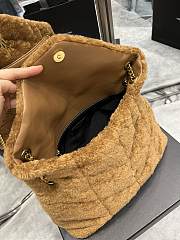 YSL LouLou Medium Shoulder Bag Sheepskin 577476 Size 35x23x13cm - 4