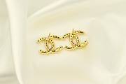Chanel Earrings Diamond&Golden - 4