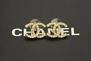 Chanel Earrings Diamond&Golden - 5