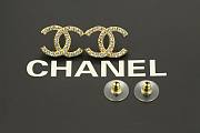 Chanel Earrings Diamond&Golden - 6